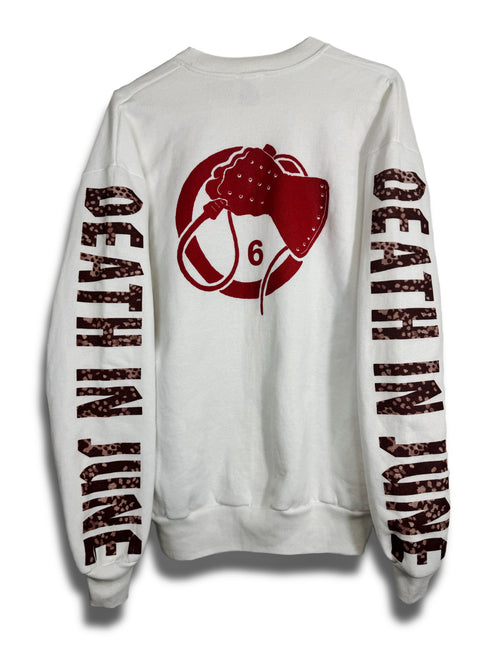 DI6 Sweater Print on White Vintage