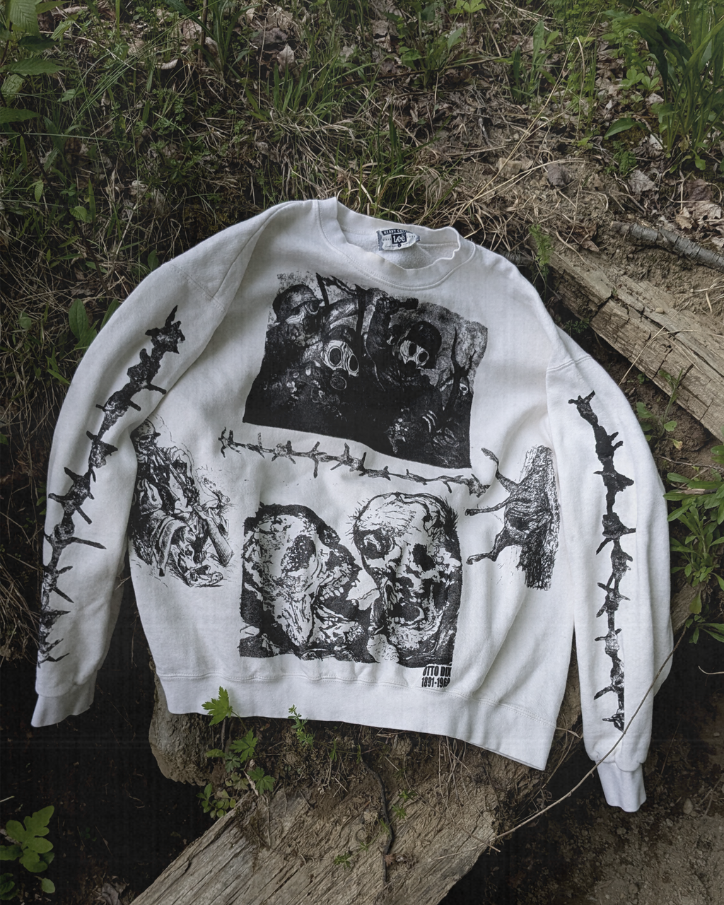 Otto Dix DER KRIEG on White Vintage or New Heavy Cotton