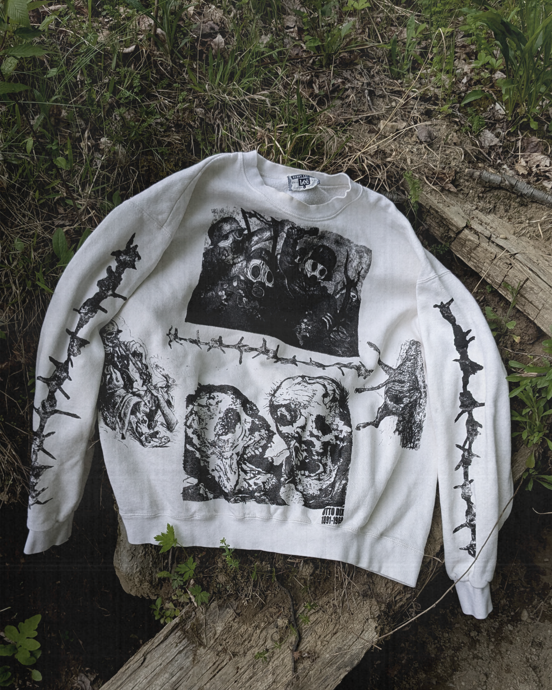Otto Dix DER KRIEG on White Vintage or New Heavy Cotton
